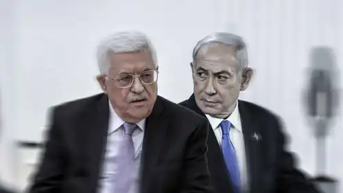 بنيامين نتنياهو ومحمود عباس