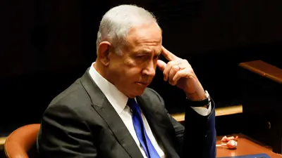  رئيس الوزراء الإسرائيلي بنيامين نتنياهو 