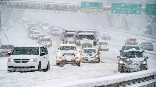 ثلوج في أمريكا