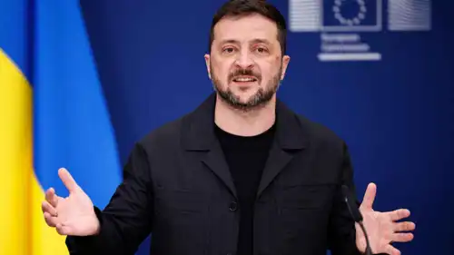 الرئيس الأوكراني فولوديمير زيلينسكي