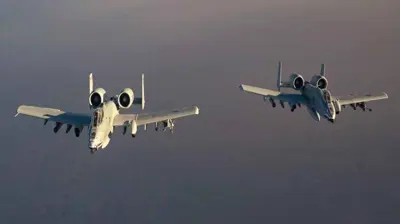 طائرتان مقاتلتان أمريكيتان