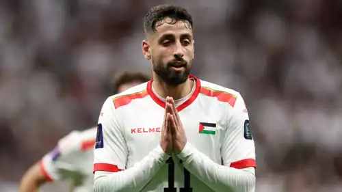 عدي الدباغ لاعب منتخب فلسطين