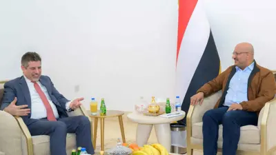 طارق صالح مستقبلًا السفير الأمريكي لدى اليمن