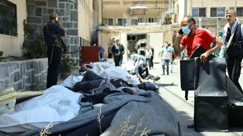 جثث ضحايا الاشتباكات الأخيرة بين المقاتلين الدروز والبدو