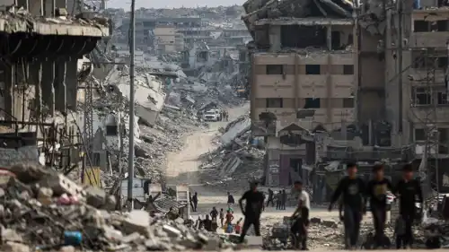 آثار الدمار جراء الحرب في غزة