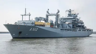 السفينة الألمانية التي عبرت مضيق تايوان