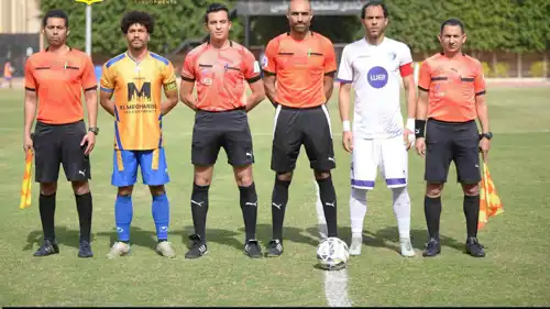 طاقم حكام مباراة طنطا والمصرية للاتصالات