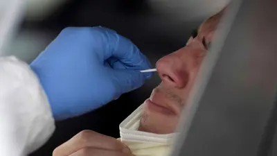 إجراء اختبار فحص كورونا