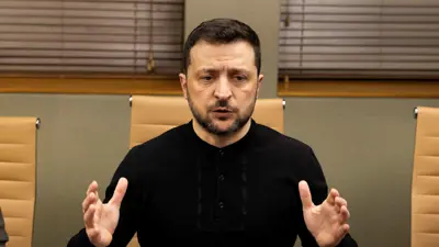 الرئيس الأوكراني فولوديمير زيلينسكي