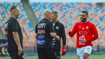 محمد صلاح وحسام حسن