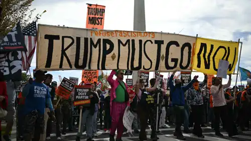 محتجون ضد ترامب في واشنطن