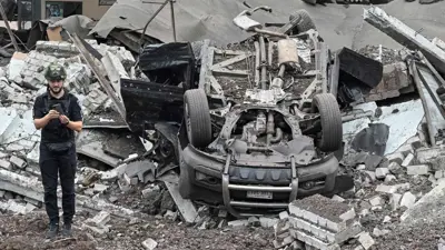 غارة روسية على الأراضي الأوكرانية