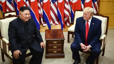 لقاء ترامب وزعيم كوريا الشمالية في 2019