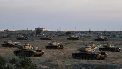 دبابات إسرائيلية في منطقة نتساريم