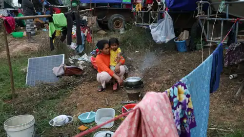 مخيم للنازحين في تايلاند 