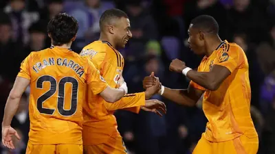 احتفال لاعبي ريال مدريد 