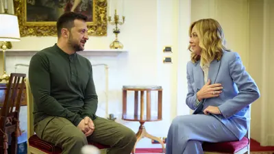 ميلوني وزيلينسكي