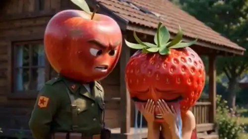 مشهد من الفيديوهات المتداولة 