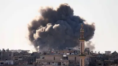 غارة إسرائيلية سابقة على درعا في الجنوب السوري