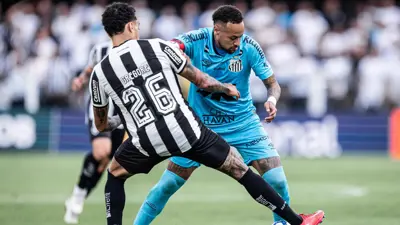 نيمار في مباراة سانتوس وبوتافوغو