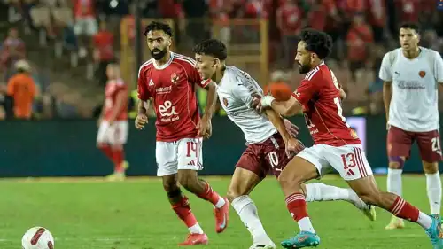 مباراة الأهلي وسيراميكا كليوباترا في الدوري المصري