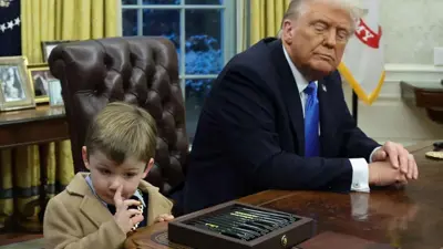 ترامب ونجل إيلون ماسك