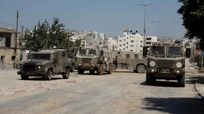 قوات إسرائيلية خلال عملية عسكرية بالضفة الغربية