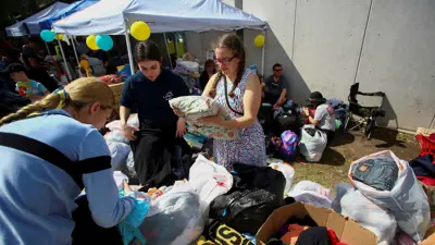 لاجئون أوكرانيون