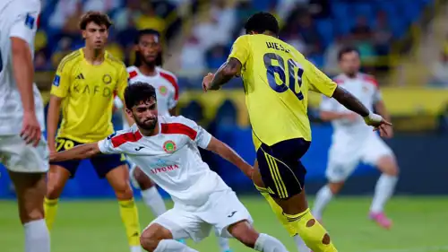 من مباراة النصر واستقلول