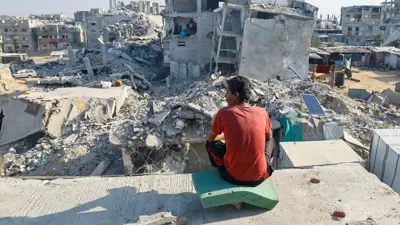 آثار الدمار في قطاع غزة