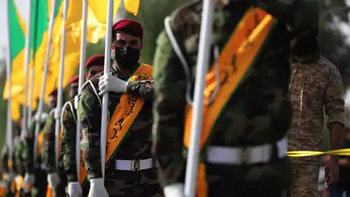 عناصر من ميليشيا كتائب حزب الله العراقية