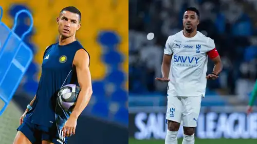 سالم الدوسري وكريستيانو رونالدو