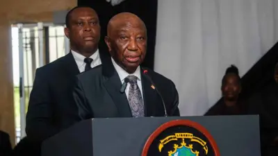 الرئيس الليبيري جوزيف بواكاي