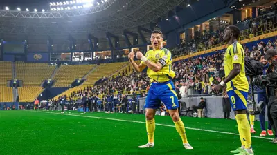 رونالدو في مباراة النصر والفتح