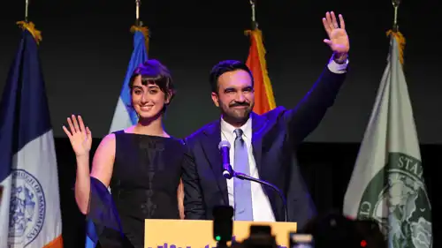 زهران ممداني وزوجته راما دوّاجي