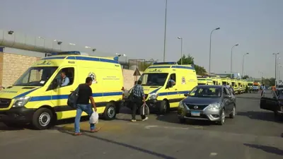 سيارة اسعاف مصرية