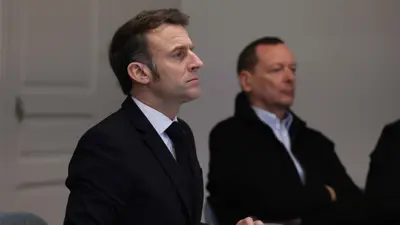 الرئيس الفرنسي ايمانيول ماكرون