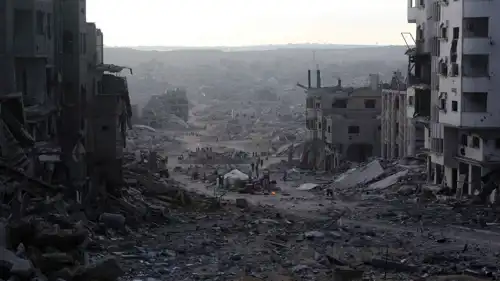 آثار الدمار جراء الحرب في غزة