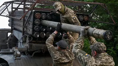 قوات أوكرانية على إحدى الجبهات