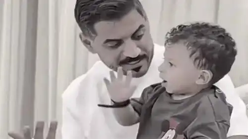 المؤثر السعودي موسى بن تركي ونجله الراحل عساف