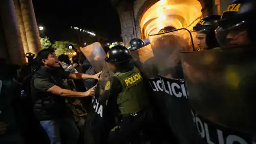 الاحتجاجات في البيرو