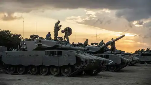 دبابات إسرائيلية في غزة