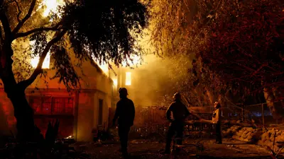 الحرائق في لوس أنجلوس الأمريكية