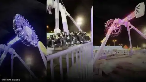 سقوط للعبة ملاهي بالطائف