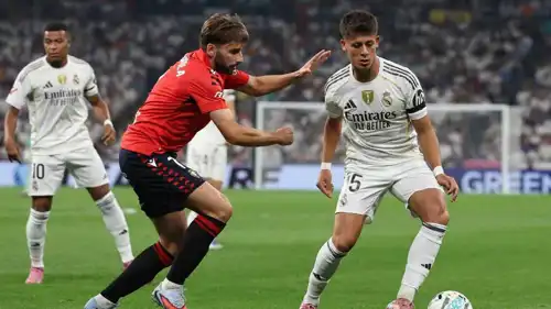 مباراة ريال مدريد وأوساسونا في الدوري الإسباني