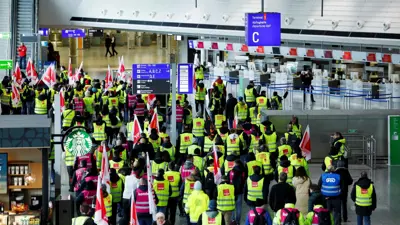 من إضراب في مطار ألماني عام 2023
