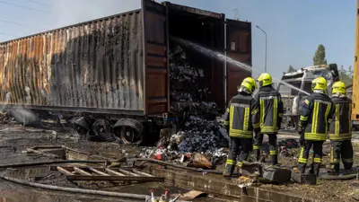 من هجوم سابق على أوديسا الأوكرانية