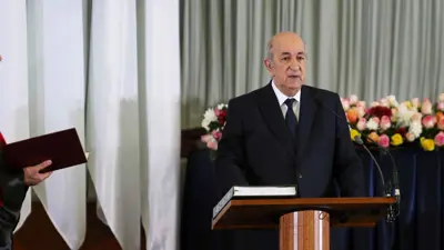 الرئيس الجزائري عبد المجيد تبون