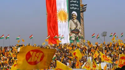 حملة انتخابية للحزب الديمقراطي الكردستاني