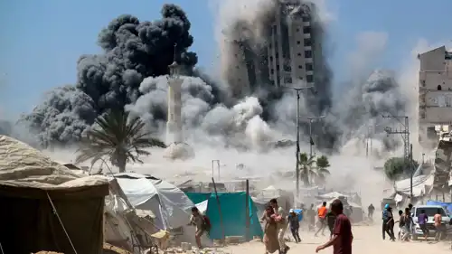 قصف إسرائيلي على غزة